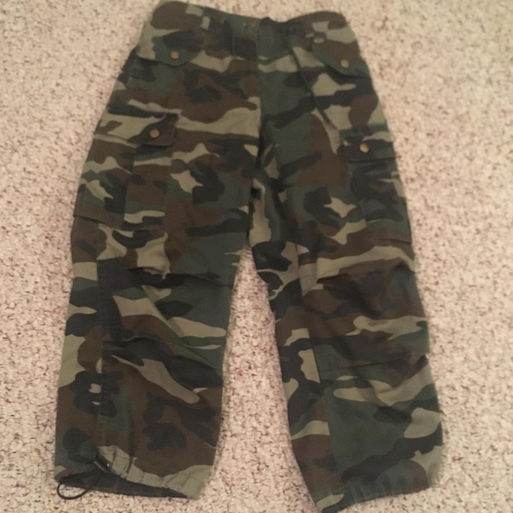 Riflessi medium camo pants cargo pants